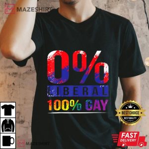 Conservative Gay Pride Rainbow Flag LGBT T-Shirt