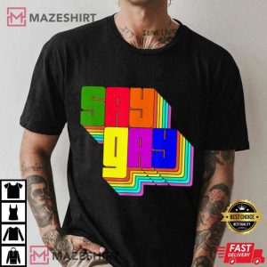 Florida Say Gay Lgbt Gay Rights T-Shirt