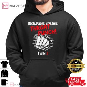 Paper Rock Scissors Lesbian Couple Pride Funny LGBT Support T-Shirt