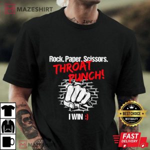 Paper Rock Scissors Lesbian Couple Pride Funny LGBT Support T-Shirt