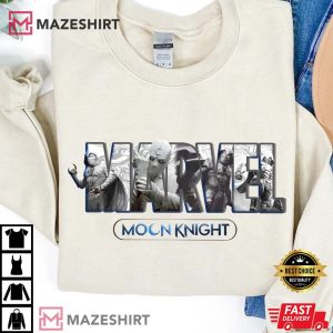 Marvel Moon Knight Sweatshirt Marc Spector Crewneck Moon Knight Tee Marvel Character Shirts 1