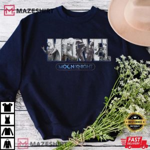 Marvel Moon Knight Sweatshirt Marc Spector Crewneck Moon Knight Tee Marvel Character 1