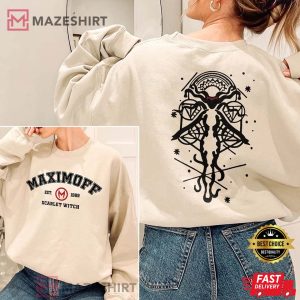 Maximoff 1989 Sweatshirt Scarlet Witch Symbol Shirt