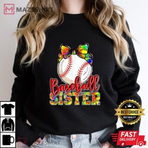 Baseball Sister Gift For Sisters T-Shirt