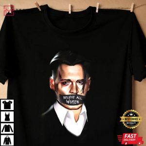 Johnny Depp ShirtJustice for Johnny ShirtBelieve All Women Tee