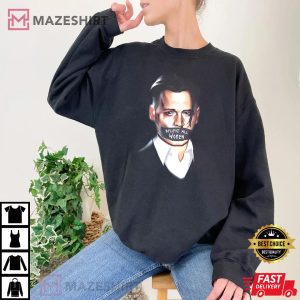 Johnny Depp ShirtJustice for Johnny ShirtBelieve All Women TShirt