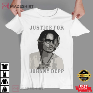 Justice For Johnny Depp T shirt Jack sparrow Tshirt Johnny Depp T shirt