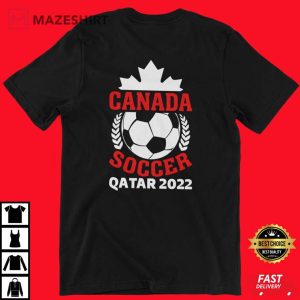 CANADA SOCCER QATAR 2022 unisex T shirt Fifa Worldcup soccer