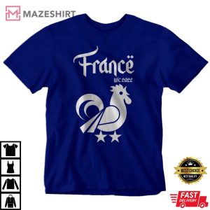France World Cup soccer t shirt Qatar 2022