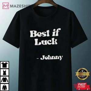 johnny depp shirt best if luck justice for johnny Tee