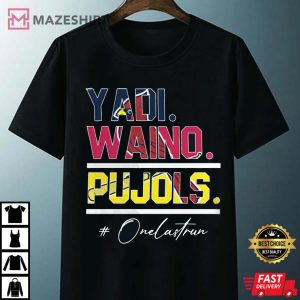 Yadi Waino Pujols One Last Run 2022 St. Louis Cardinals TShirt