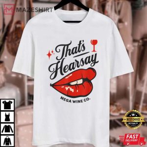 Thats Hearsay Mega Pint Johnny Trial Quote DUnisex white