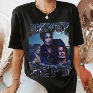 Johnny Depp Vintage Shirt Pirate Johnny Depp Homage