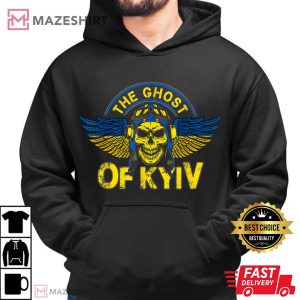 The Ghost Of Kyiv Support Ukraine Free Ukrainian T-Shirt