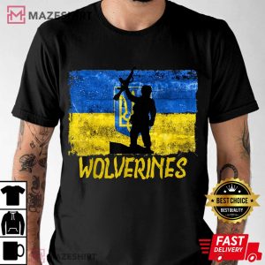 Wolverines Support Ukraine Shirt ,Ukraine Wolverines Love Support T-Shirt