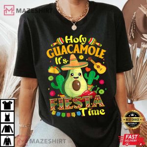 Cinco De Mayo Mexican Holy Guacamole Fiesta Time Women black
