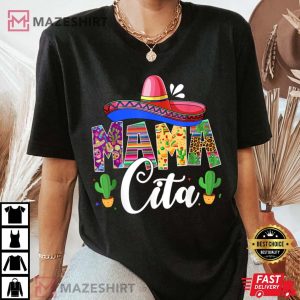 Funny Cinco De Mayo Mamacita Festival Leopard Lover Women black