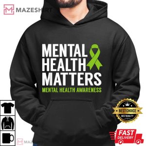 Mental Health Matters Men Women Kids Mental Health Awareness Men black hoodie 2