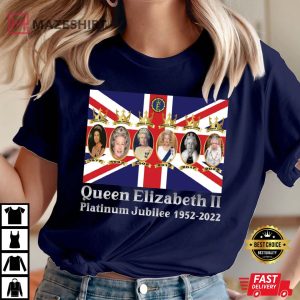 Queen Elizabeth II Platinum Jubilee 2022 CELIBRATION Tee 3