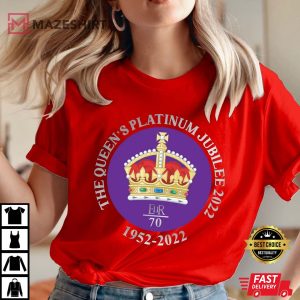 Queen Elizabeth II Platinum Jubilee 2022 CELIBRATION T shirt 10