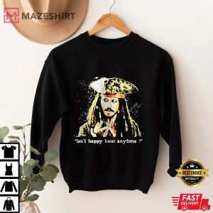 Justice For Johnny Depp Shirt, Free Johnny Depp, Isn’t Happy Hour Anytime, Amber Heard, Jack Sparrow Tee