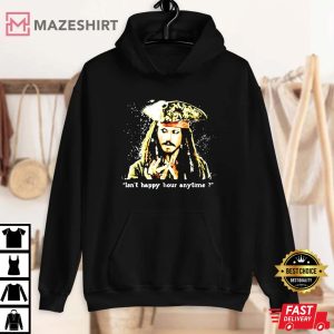 Justice For Johnny Depp Shirt, Free Johnny Depp, Isn’t Happy Hour Anytime, Amber Heard, Jack Sparrow Tee