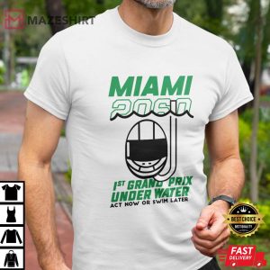Sebastian Vettel Miami 2060 Shirt, 1St Grand Prix Shirt, Vettel in defense of the climate shirt, provocative t-shirt in Miami