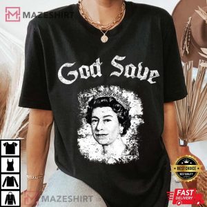 Elizabeth II Queen Legend British Crown Platinum Jubilee 2022 Celebration T-Shirt