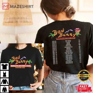 Bad Bunny World’s Hottest Tour 2022 T-Shirt
