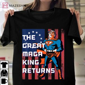 Great MAGA King Trump Biden I Did That Sticker UltrA MAGA Unisex shirt 2 1