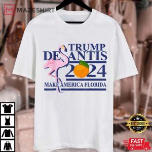 Make America Florida Trump DeSantis 2024 Election Unisex white