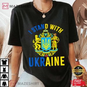 I Stand With Ukraine Ukrainian Lover Support Shirt