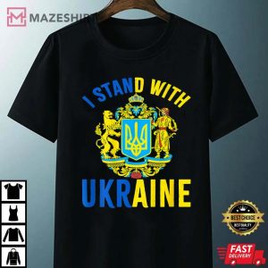 I Stand With Ukraine Ukrainian Lover Support Shirt
