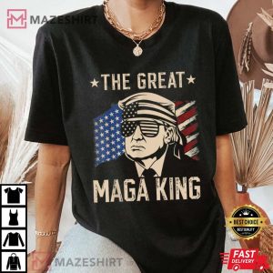 The Great Maga King Funny Trump Ultra Maga And Proud Of It Women black