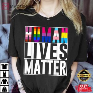 Human LGBT Lives Matter Lesbian Gay Pride outfits for Woman Women black1