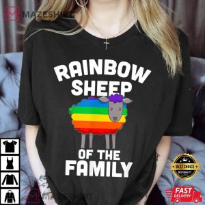 Rainbow Sheep Of The Family Gay Pride LGBTQ Equality Women black