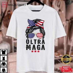 Pro Trump Ultra Mega Messy Bun Unisex white