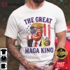 The Great Maga King Funny Trump Beer US Flag Ultra Maga T-Shirt
