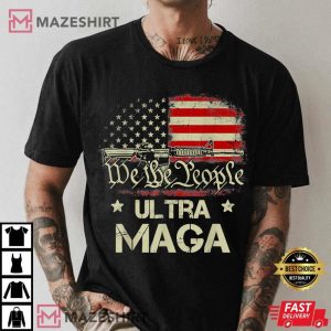 Ultra Maga Proud Ultra Maga Men black t shirt 1