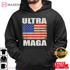 Ultra Maga Men black hoodie 2