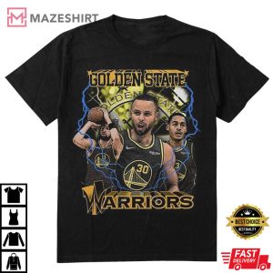 Vintage Golden State Warriors 90s Style Shirt, Stephen Curry, Klay Thompson, Jordan Poole Shirt, Basketball Playoff 2022 T-Shirt For Fan