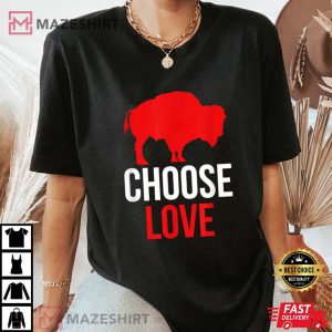 Choose Love Buffalo Women black
