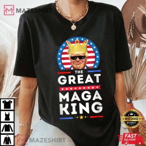Great MAGA King Trump Biden Political Ultra Mega Proud Women black