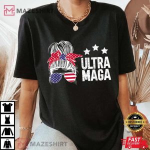 Ultra Maga Messy Bun Women black 3