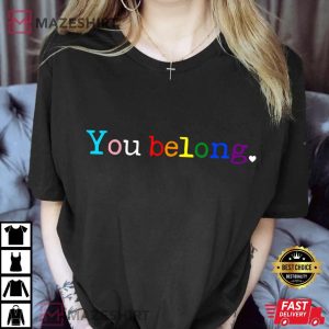 Gay Pride LGBT Support And Respect You Belong Transgender Women black