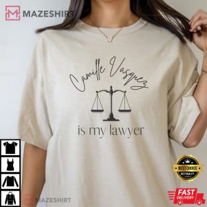 Camille Vasquez Shirt Camille Is My Lawyer Johnny Depp TShirt