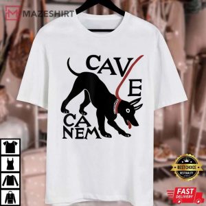 Cave Canem Beware of dog 2nd Version Unisex white