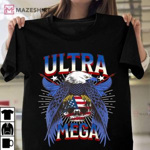 Eagle Holding Usa Flag Ultra Mega 2022 Unisex shirt 2