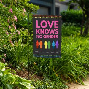 Love Knows No Gender Flag Happy Pride Month