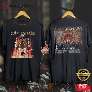 Whitesnake The Farewell Europe Tour 2022 Double Sided Shirt, Whitesnake Tour T-Shirt